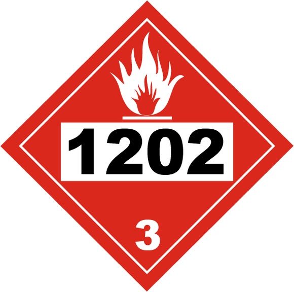UN Placards (Slide-In) - Fuel and Gas