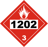 UN Placards (Slide-In) - Fuel and Gas