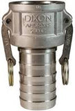 Female Coupler to Male Hose Shank - Cam & Groove Type C Camlock Fittings