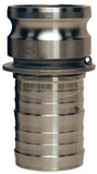 Male Coupler x Male Hose Shank - Cam & Groove Type E Camlock Fittings