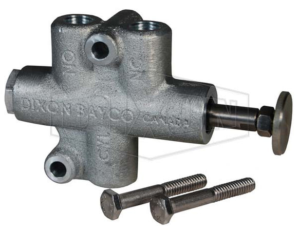 Air Brake Interlock Valve Button Plunger Pneumatic