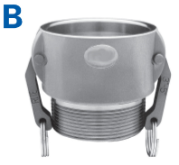 Female Camlock to Male NPT- Cam & Groove Type B Camlock Fittings