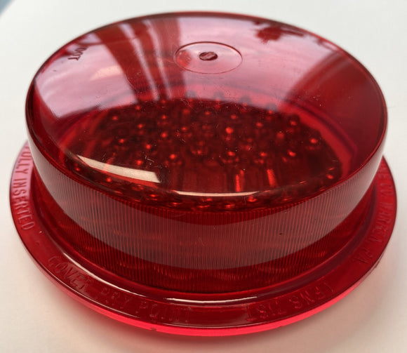 Betts RED LED Replacement Light and Lens - Raised